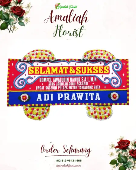 Papan Bunga Ucapan Selamat Sukadanau